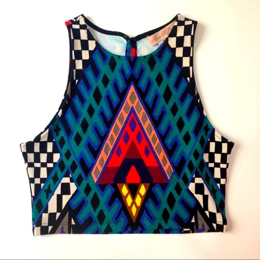 New Mara Hoffman Festival Crop Racer Top- Ponte Bazaar